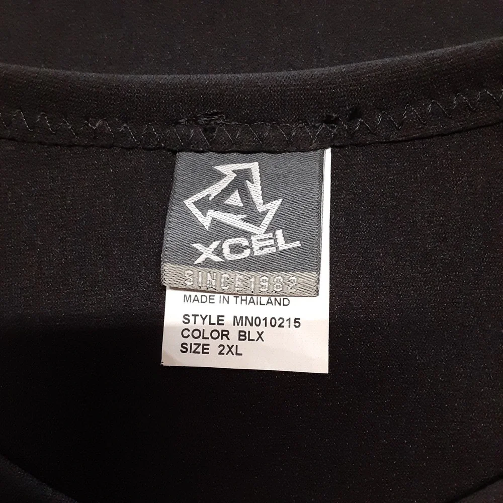 XCEL Mens Axis Pullover Wetsuit Vest 2XL Black 1mm Sleeveless Nylon MN010215